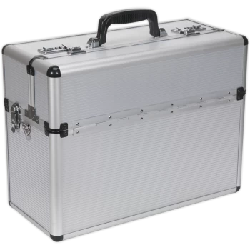 Image of Sealey Polished Aluminium Pilot Style Tool Case