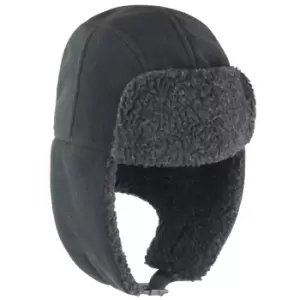 Image of Result Mens Winter Thinsulate Sherpa Hat (S) (Black)
