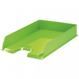 Image of Esselte Europost VIVIDA Letter Tray - Green - Outer carton of 10