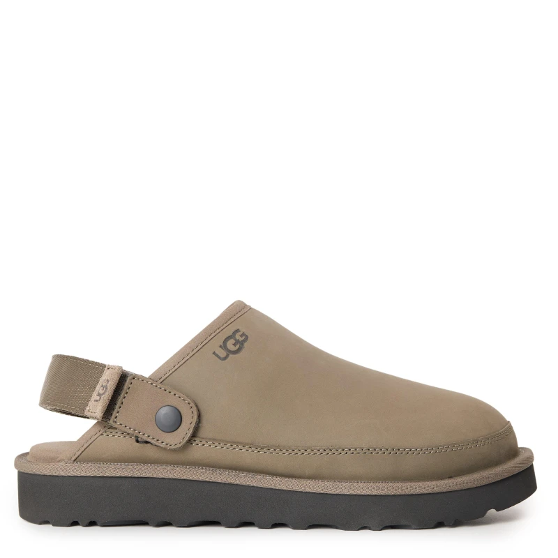 Image of Ugg Mens Gldncoast Goldencoast Cotton Flat Mules Dried Oregano male 9 (43)