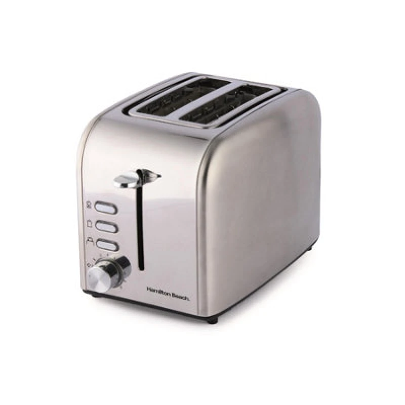 Image of HAMILTON BEACH Rise HB1718B2 2-Slice Toaster - Silver/Grey 5060916370296