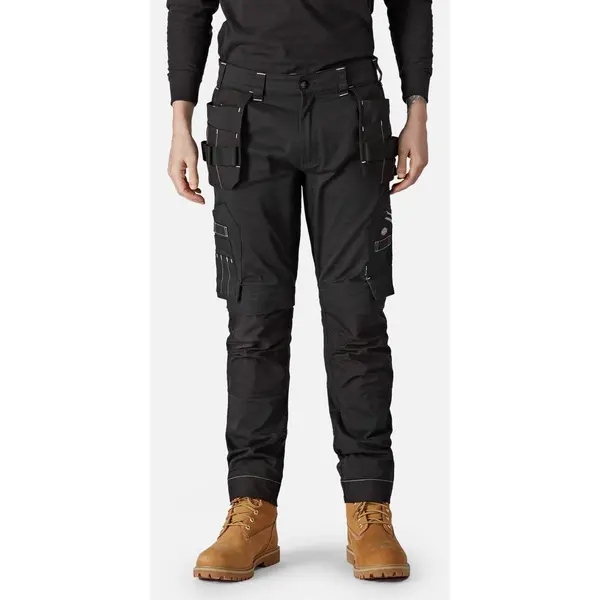 Image of Dickies Holster Universal Flex Trousers Black 38" 30"