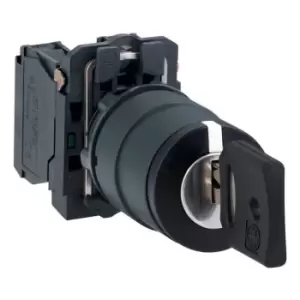 Image of XB5AG21, Key Switch 2-Pos 1NO Keyreml