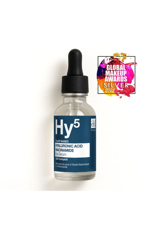 Image of Dr. Botanicals Hyaluronic acid & Niacinamide Anti Ageing Eye Serum 15ml White unisex