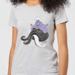 Image of Disney The Little Mermaid Ursula Classic Womens T-Shirt - Grey - S