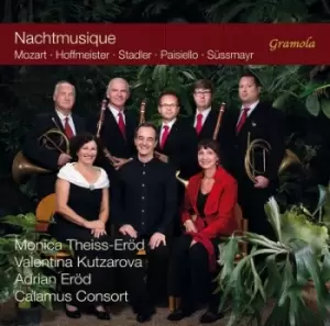Image of Mozart/Hoffmeister/Stadler/Paisiello/Sussmayr Nachtmusique by Monica Theiss-Erod CD Album