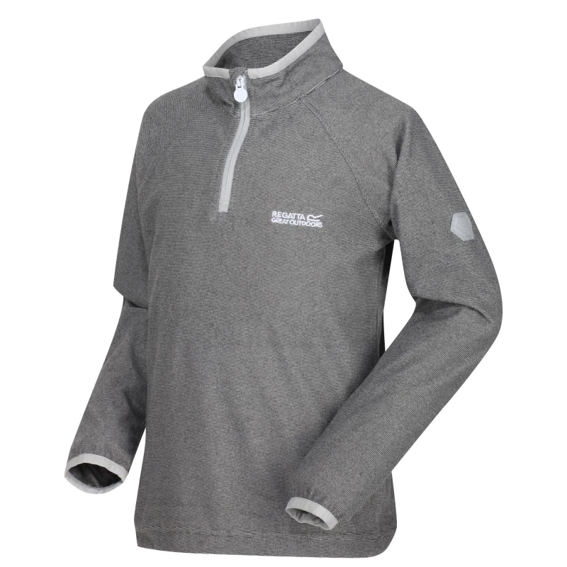 Image of Regatta Loco Half Zip fleece - Grey Grey 13 - 14 Years