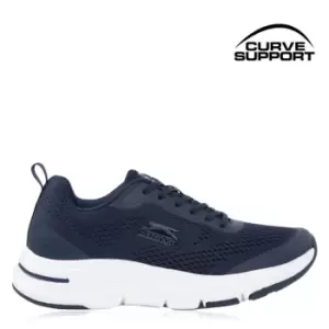 Image of Slazenger Curve Support E-Mesh Trainers Mens - Blue