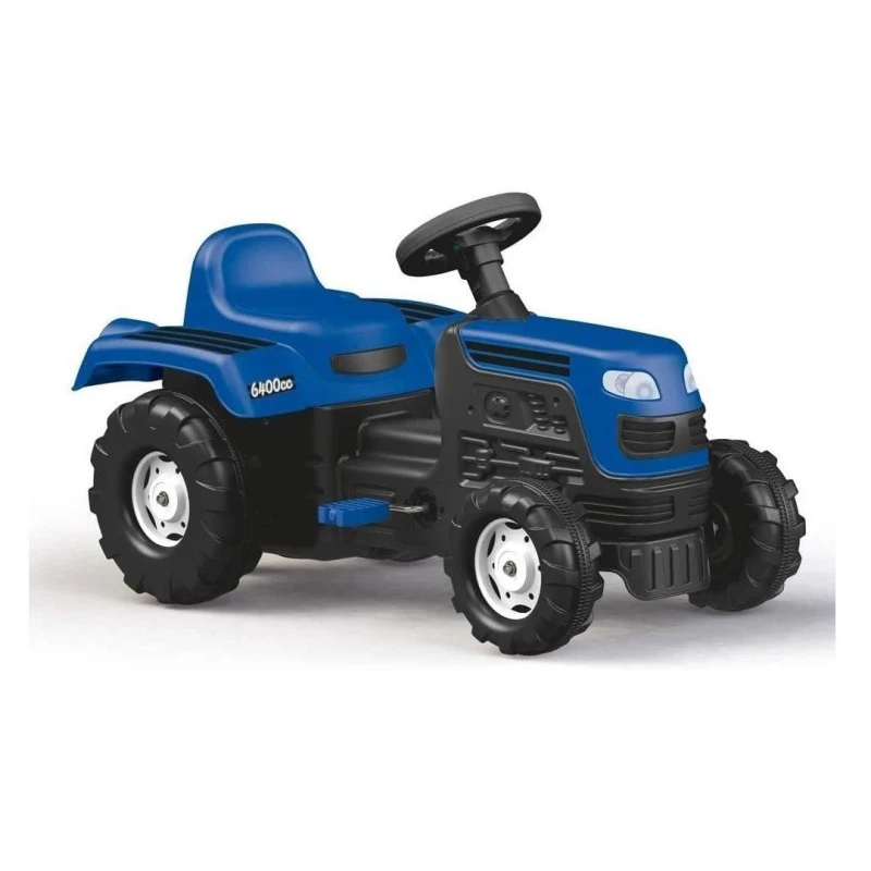 Image of Dolu Ranchero Blue Pedal Powered Tractor Multi