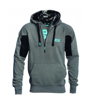 Image of W550403 Hoodie Black and Grey M - OX