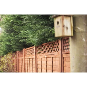 Image of Forest Garden Fence Top Trellis Diamond Lattice - 1830 x 300mm