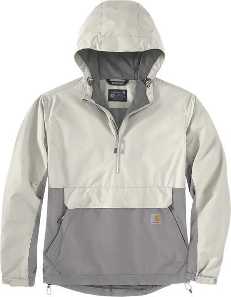 Image of Carhartt Rain Defender Loose Fit Lightweight Packable Jacket, grey, Size M