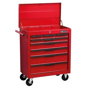 Image of Hilka HD 8-Drawer Trolley with Lid Storage