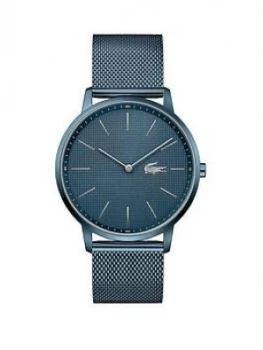 Image of Lacoste Moon Ice Blue Mesh Bracelet Blue Dial Mens Watch