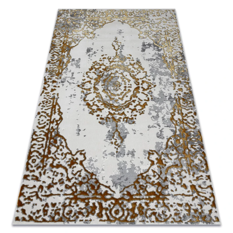 Image of RugsX Allure Rug in Gold Size: 140cm x 190cm Gold Unisex 140cm x 190 cm