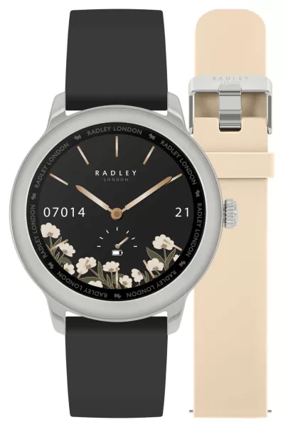 Image of Radley RYS07-2067-SET Series 07 Womens Black and Cream Watch