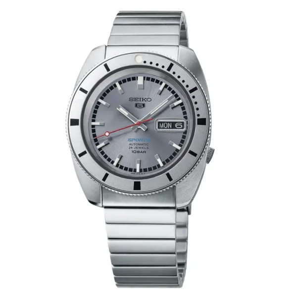 Image of Seiko 5 Sports SRPL03K1 'Ash Blue' 1968 Recreation - Limited Edition - W25428