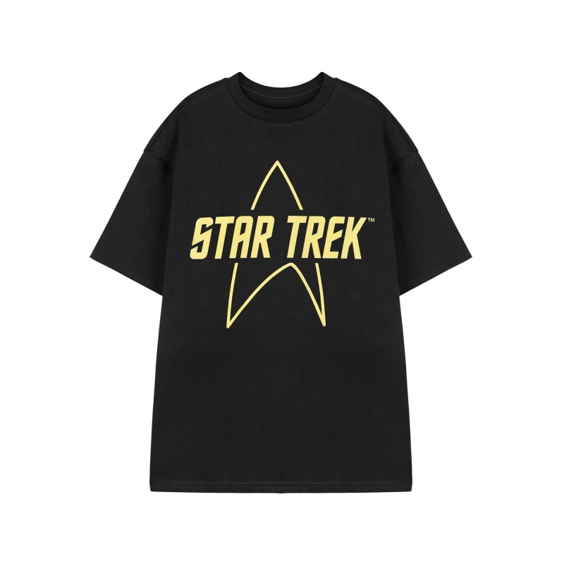 Image of Star Trek Star Trek Men Short Sleeved T-Shirt in Black Size: Small Black S Male 5063203900428
