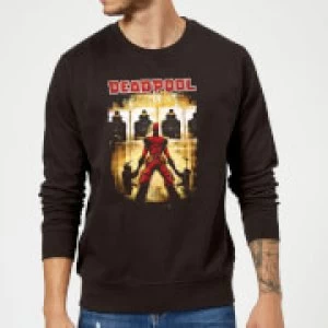 Image of Marvel Deadpool Target Practice Sweatshirt - Black