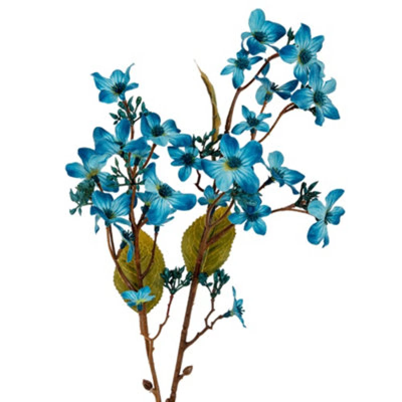 Image of Hill Interiors Vernicia Fordii Artificial Flower Spray Blue (One Size)