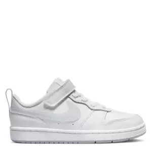 Image of Nike Court Borough Low 2 Childrens Shoes - White