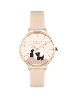Image of Radley Ladies Marsupial Strap With Dog And Cat Dial Watch