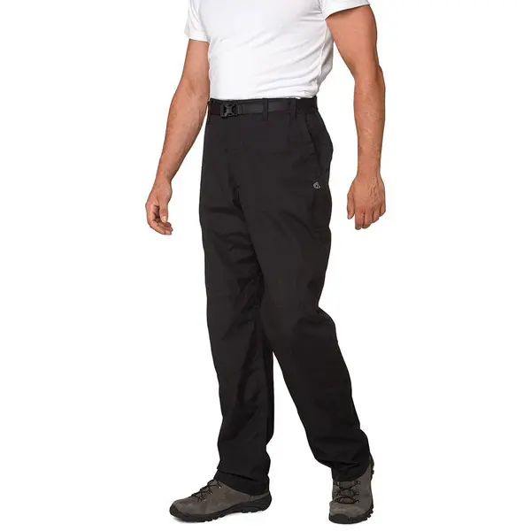 Image of Craghoppers Mens Kiwi Classic Nosi Defence Walking Trousers 32R - Waist 32' (81cm), Inside Leg 31' Black CMJ600-800-32R