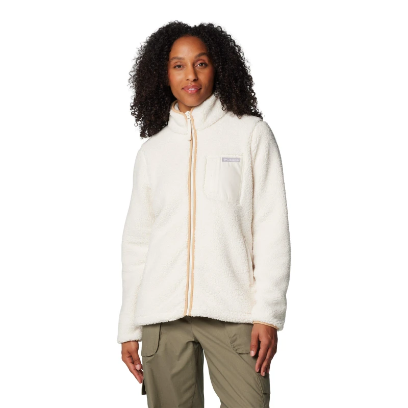 Image of Columbia Womens Full Zip Fleece Chalk female 8 (XS)