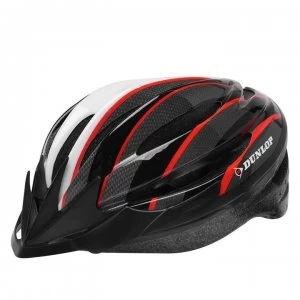 Image of Dunlop Cycle Helmet - Red/Black