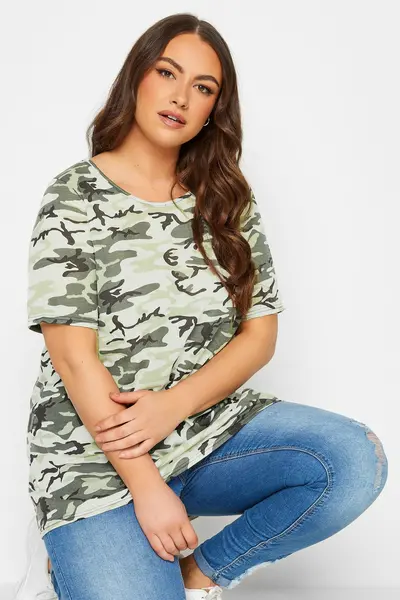Image of Yours Oversized T-Shirt Green