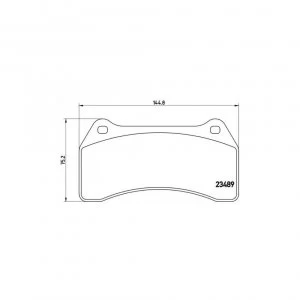 Image of Front Brake Pad Set BREMBO P 36 014