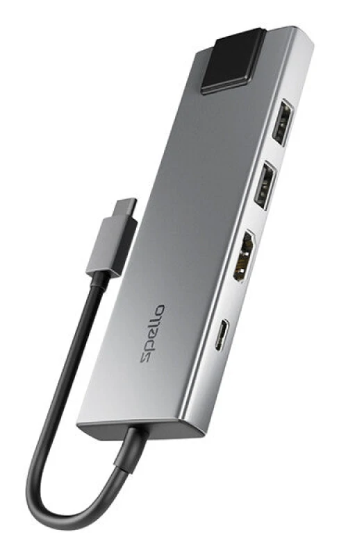 Image of Epico Epico 9915111900105 interface hub USB 3.2 Gen 1 (3.1 Gen 1) Type-C 5000 Mbps Grey 9915111900105
