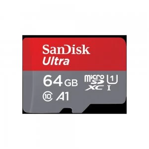 Image of SanDisk Ultra 64GB MicroSDXC Memory Card