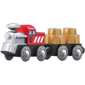 Image of Hape Wooden Cogwheel Train Activity Toy