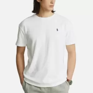 Image of Polo Ralph Lauren Mens Lightweight Cotton Terry T-Shirt - White - XL