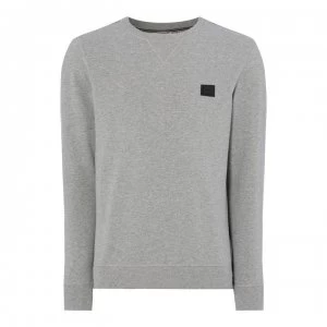 Image of Antony Morato Crew Logo Sweatshirt - GREY MEL 9013