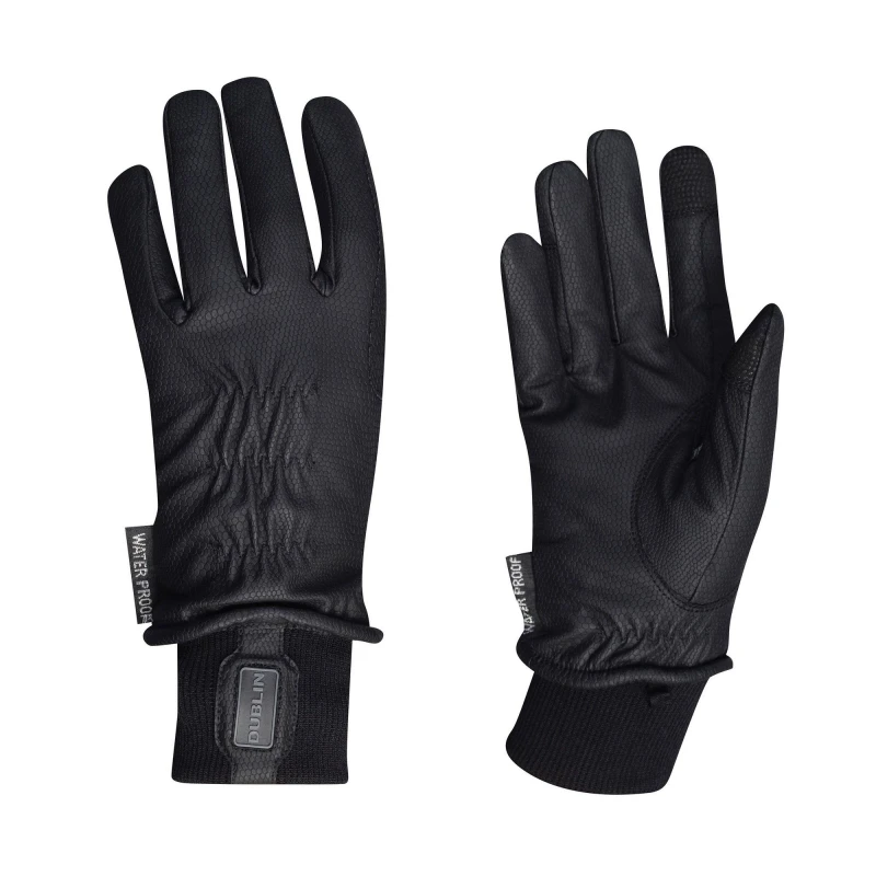 Image of Dublin Thinsulate Riding Gloves Black unisex