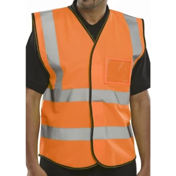 Image of Hi Viz ID Vest EN20471 Orange - Size M