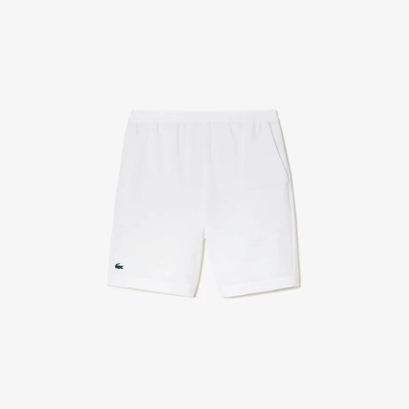 Image of Lacoste Mens Performance Tennis Shorts White 001 male S