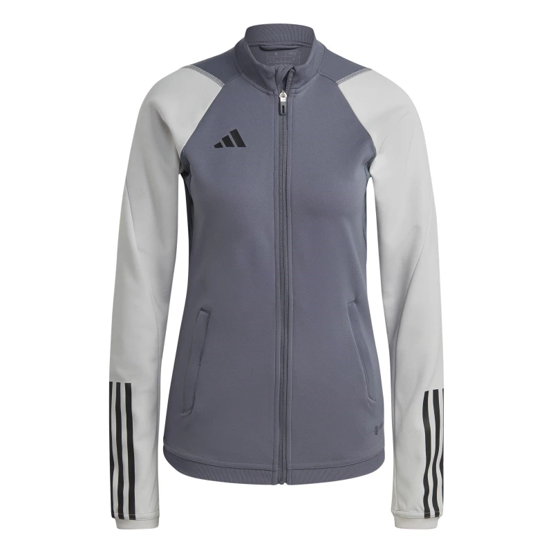 Image of adidas Womens Tiro23 Tracksuit Top Team Onix female 8 (XS)