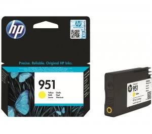 Image of HP 951 Yellow Ink Cartridge