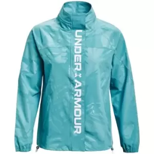 Image of Under Armour Recover Woven Jacket Womens - Blue
