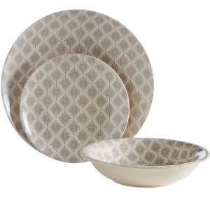 Image of Premier Housewares 12 Piece Maya Dinner Set - Grey