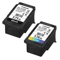 Image of Canon PG-575XL / CL-576XL Original High Capacity Black & Colour Ink Cartridge 2 Pack