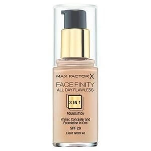 Image of Max Factor All Day Flawless 3 in 1 Foundation Light Ivory 40 Nude