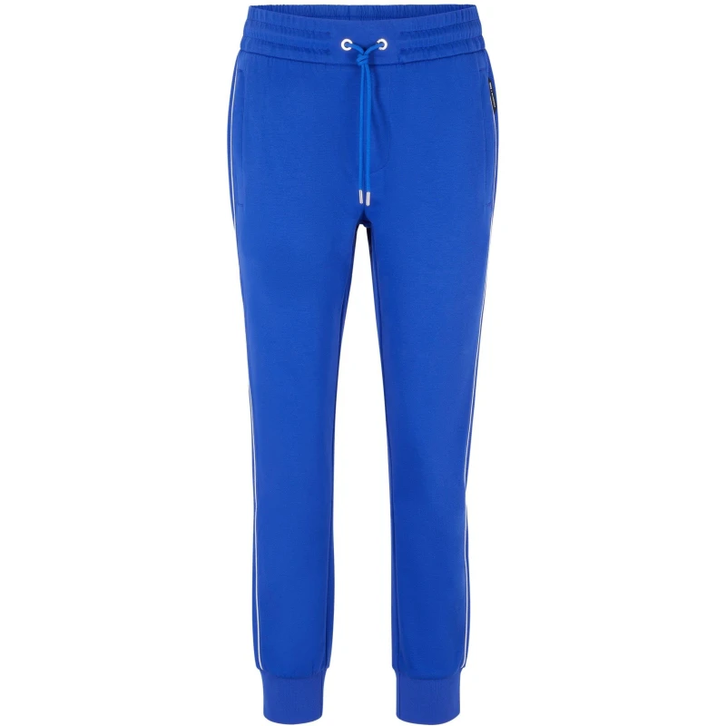 Image of Boss Mens Lamont 260 Ps Closed Hem Jogging Bottoms Bright Blue male S