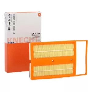 Image of MAHLE Original Air filter VW,AUDI,SKODA LX 4136 6C0129620D,6C0129620D,6C0129620D Engine air filter,Engine filter 6C0129620D,6C0129620D