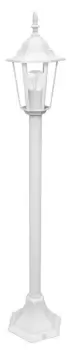 Image of MILANO Outdoor 105cm Bollard White, IP44 105x21cm