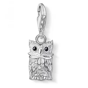 Image of Ladies Thomas Sabo Sterling Silver Charm Club Owl Charm