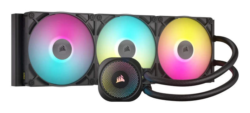 Image of Corsair iCUE LINK TITAN 420 RX RGB Processor All-in-One liquid cooler 14cm Black CW-9061019-WW